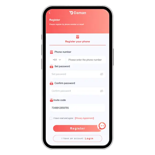 Vegas Casino APK Registration and Login Process